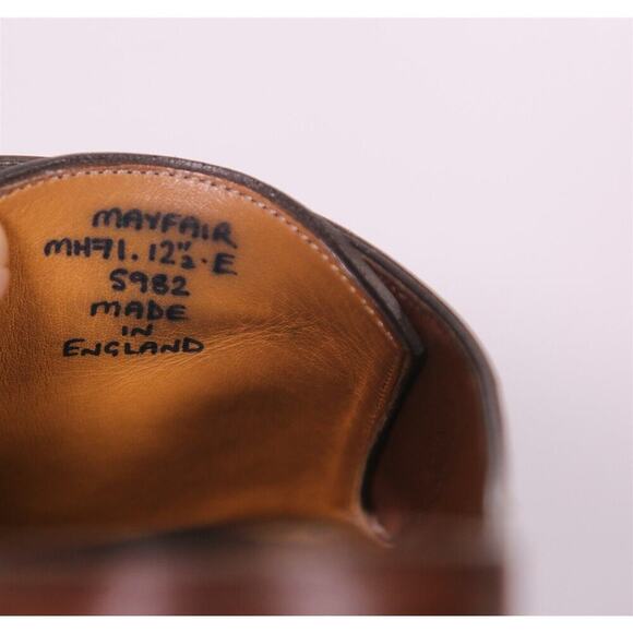 Gaziano & Girling Mayfair Dark Brown Captoe Double Monk Shoes UK 12.5 E - US 13 - Picture 11 of 11